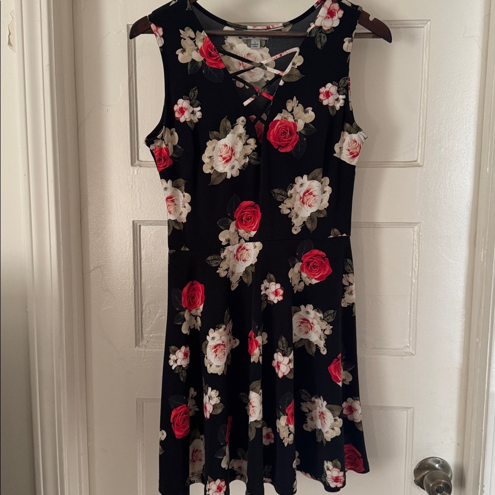 J for Justify Floral Patterned Skater Dress
